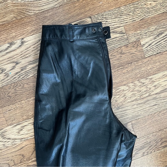 Vintage genuine leather pants - Picture 2 of 10